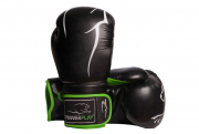 PowerPlay 21953 Боксерские перчатки PowerPlay 3018 Черно-Зеленые фото